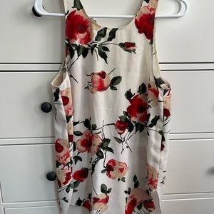 Aritzia Wilfred floral blouse